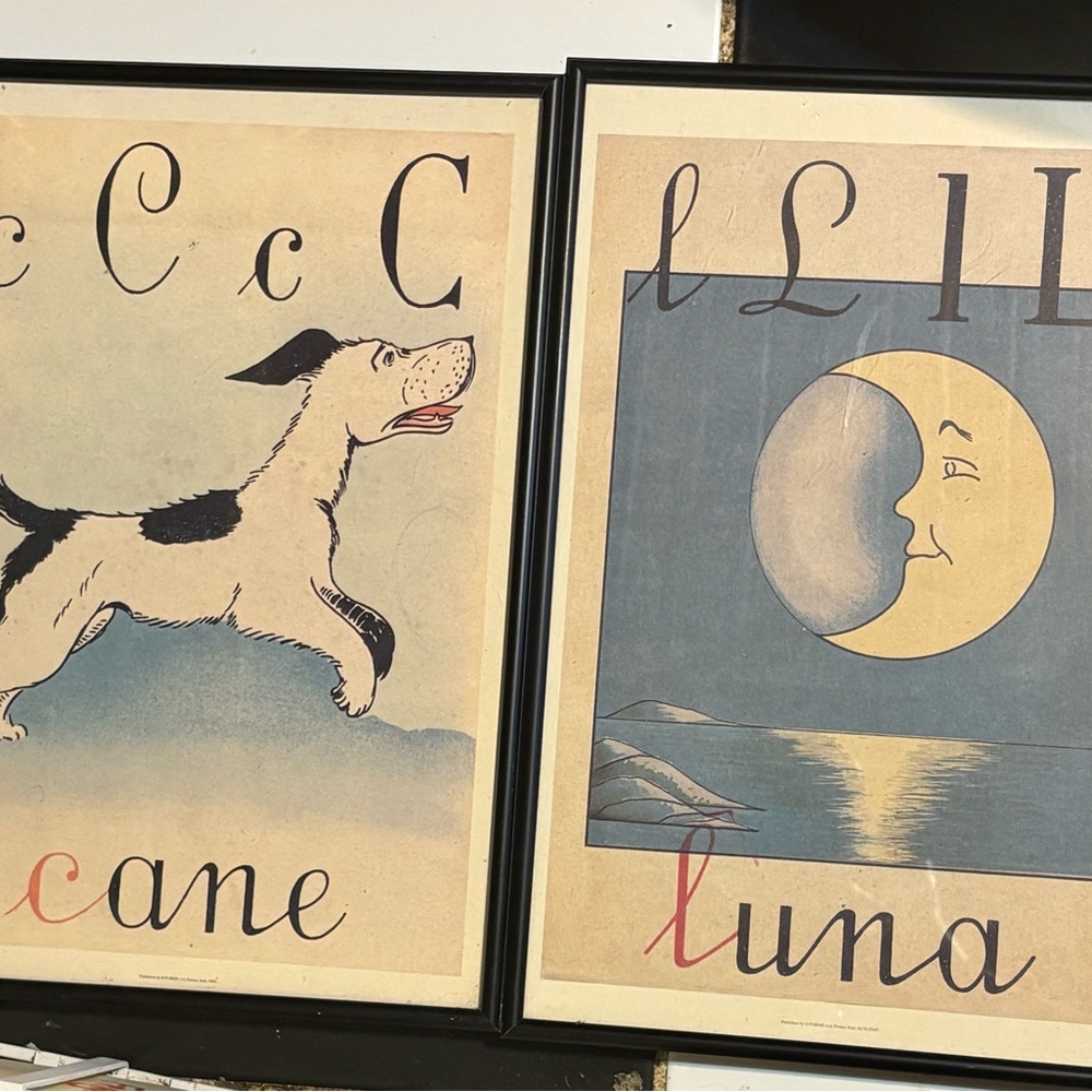 The Land of Nod Framed Art Prints Vintage